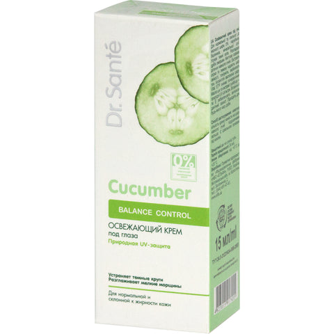 Dr.Sante - "Cucumber Balance Control" Moisturizing eye cream with cucumber extract