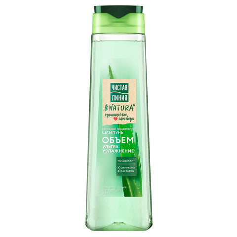 Micellar volume and ultra-moisturizing shampoo with aloe vera
