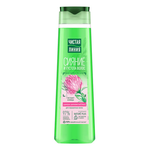 Shine and Density Shampoo for color-treated hair with clover extract 400ml