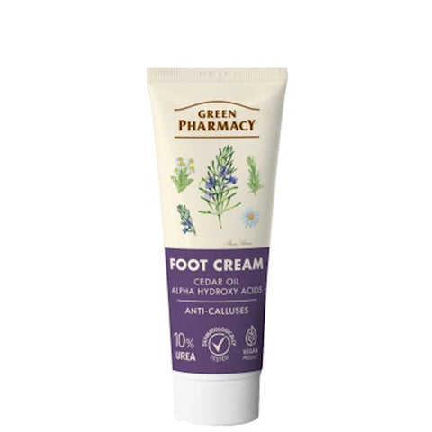 Anti-callus foot cream. Pine oil, aloe vera, rosemary, 75 ml.